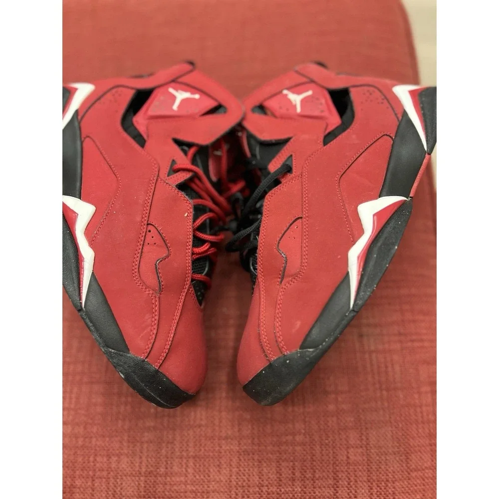 Air Jordan Men's Size 10 True Flight 342964-610 Red Black‎ -040